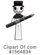 White Design Mascot Clipart #1564834 by Leo Blanchette