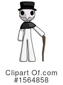 White Design Mascot Clipart #1564858 by Leo Blanchette