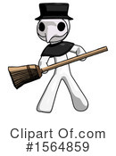 White Design Mascot Clipart #1564859 by Leo Blanchette