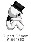 White Design Mascot Clipart #1564863 by Leo Blanchette