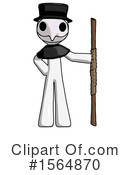White Design Mascot Clipart #1564870 by Leo Blanchette