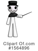 White Design Mascot Clipart #1564896 by Leo Blanchette