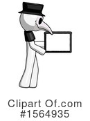 White Design Mascot Clipart #1564935 by Leo Blanchette