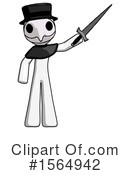 White Design Mascot Clipart #1564942 by Leo Blanchette