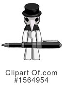 White Design Mascot Clipart #1564954 by Leo Blanchette