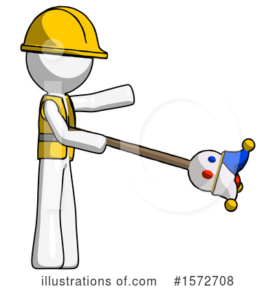 Royalty-Free (RF) White Design Mascot Clipart Illustration by Leo Blanchette - Stock Sample #1572708