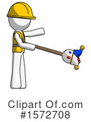 White Design Mascot Clipart #1572708 by Leo Blanchette