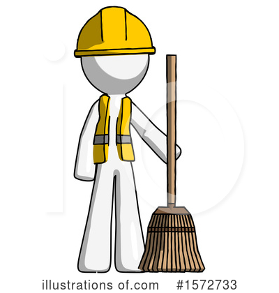 Royalty-Free (RF) White Design Mascot Clipart Illustration by Leo Blanchette - Stock Sample #1572733