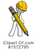 White Design Mascot Clipart #1572795 by Leo Blanchette