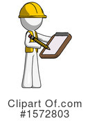 White Design Mascot Clipart #1572803 by Leo Blanchette