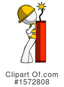 White Design Mascot Clipart #1572808 by Leo Blanchette