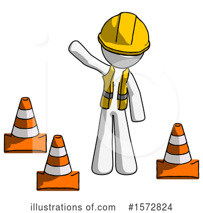 Royalty-Free (RF) White Design Mascot Clipart Illustration by Leo Blanchette - Stock Sample #1572824