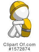 White Design Mascot Clipart #1572874 by Leo Blanchette