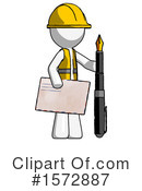 White Design Mascot Clipart #1572887 by Leo Blanchette