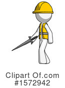 White Design Mascot Clipart #1572942 by Leo Blanchette
