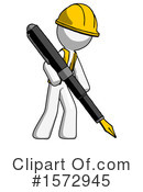 White Design Mascot Clipart #1572945 by Leo Blanchette
