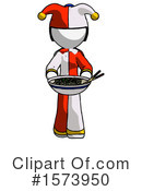 White Design Mascot Clipart #1573950 by Leo Blanchette