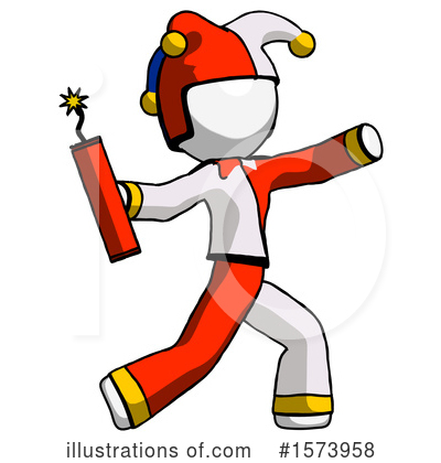 Royalty-Free (RF) White Design Mascot Clipart Illustration by Leo Blanchette - Stock Sample #1573958