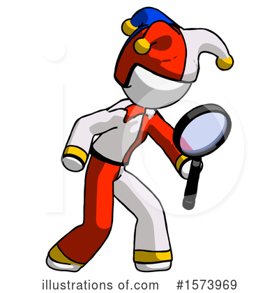 Royalty-Free (RF) White Design Mascot Clipart Illustration by Leo Blanchette - Stock Sample #1573969
