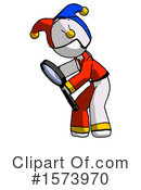 White Design Mascot Clipart #1573970 by Leo Blanchette