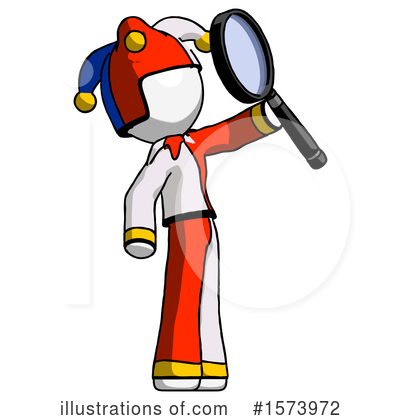 Royalty-Free (RF) White Design Mascot Clipart Illustration by Leo Blanchette - Stock Sample #1573972