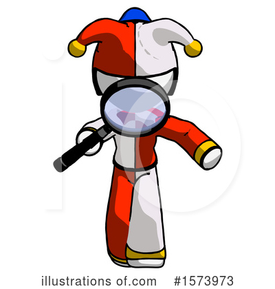 Royalty-Free (RF) White Design Mascot Clipart Illustration by Leo Blanchette - Stock Sample #1573973