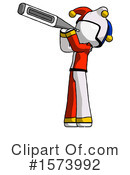 White Design Mascot Clipart #1573992 by Leo Blanchette