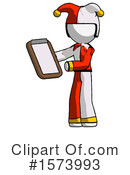 White Design Mascot Clipart #1573993 by Leo Blanchette