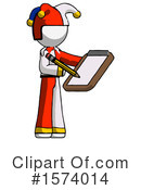 White Design Mascot Clipart #1574014 by Leo Blanchette