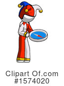 White Design Mascot Clipart #1574020 by Leo Blanchette