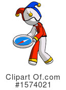 White Design Mascot Clipart #1574021 by Leo Blanchette