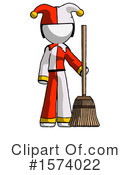 White Design Mascot Clipart #1574022 by Leo Blanchette