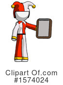 White Design Mascot Clipart #1574024 by Leo Blanchette