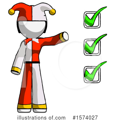 Royalty-Free (RF) White Design Mascot Clipart Illustration by Leo Blanchette - Stock Sample #1574027