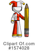 White Design Mascot Clipart #1574028 by Leo Blanchette
