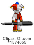 White Design Mascot Clipart #1574055 by Leo Blanchette
