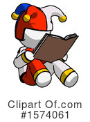 White Design Mascot Clipart #1574061 by Leo Blanchette