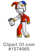 White Design Mascot Clipart #1574065 by Leo Blanchette