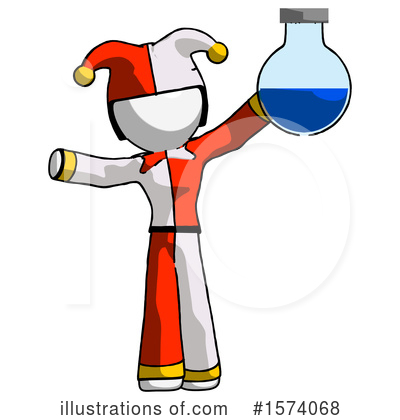 Royalty-Free (RF) White Design Mascot Clipart Illustration by Leo Blanchette - Stock Sample #1574068