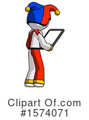 White Design Mascot Clipart #1574071 by Leo Blanchette