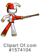 White Design Mascot Clipart #1574104 by Leo Blanchette