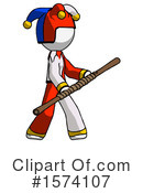 White Design Mascot Clipart #1574107 by Leo Blanchette