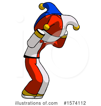 Royalty-Free (RF) White Design Mascot Clipart Illustration by Leo Blanchette - Stock Sample #1574112