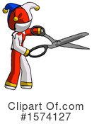 White Design Mascot Clipart #1574127 by Leo Blanchette
