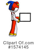 White Design Mascot Clipart #1574145 by Leo Blanchette