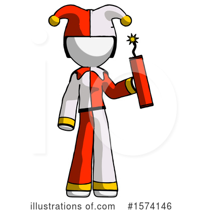 Royalty-Free (RF) White Design Mascot Clipart Illustration by Leo Blanchette - Stock Sample #1574146