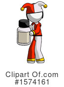 White Design Mascot Clipart #1574161 by Leo Blanchette