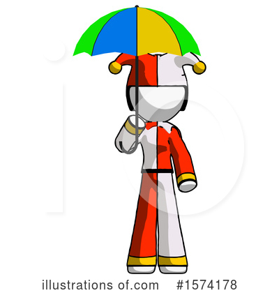 Royalty-Free (RF) White Design Mascot Clipart Illustration by Leo Blanchette - Stock Sample #1574178