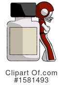 White Design Mascot Clipart #1581493 by Leo Blanchette
