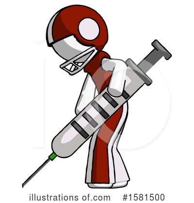 Royalty-Free (RF) White Design Mascot Clipart Illustration by Leo Blanchette - Stock Sample #1581500